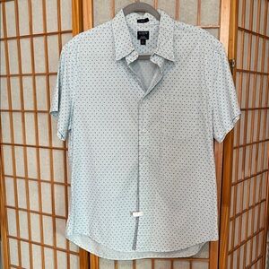J. Crew Light Blue Short Sleeve Button Down Shirt L
